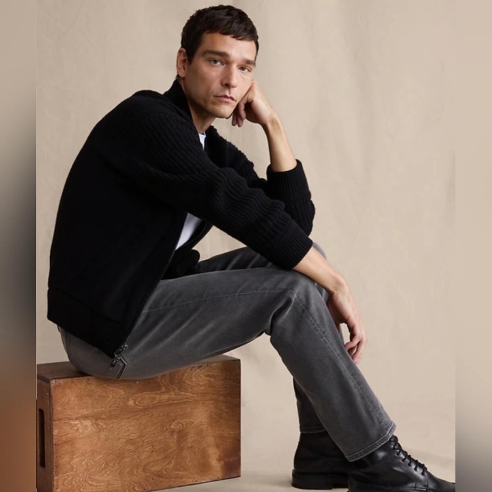 Banana Republic Athletic Fit Gray Jeans